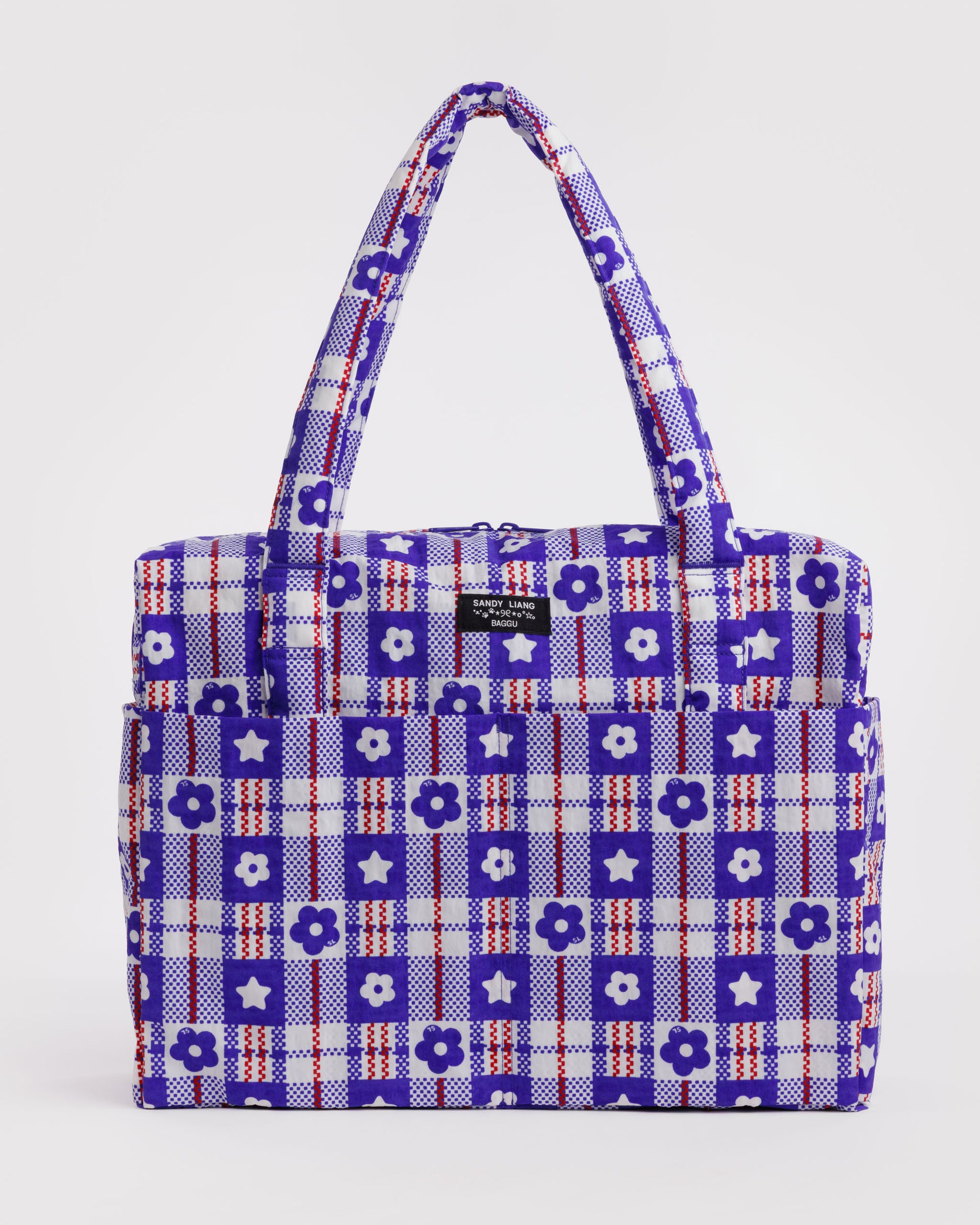 Cloud Carry-on - Market Plaid Blue – BAGGU Pre-Order